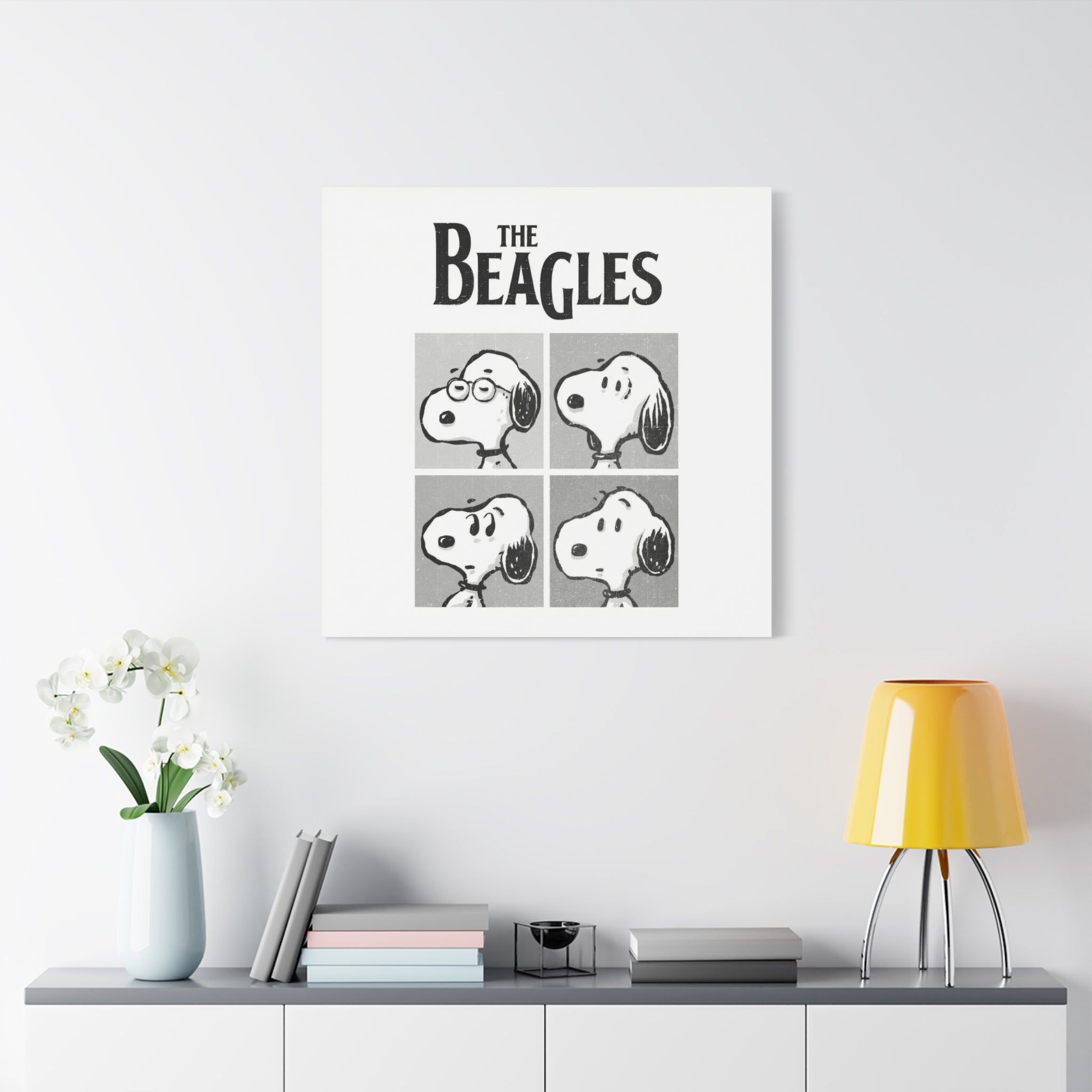 The Beagles Pop Canvas