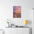 Wildflower Sunset Canvas