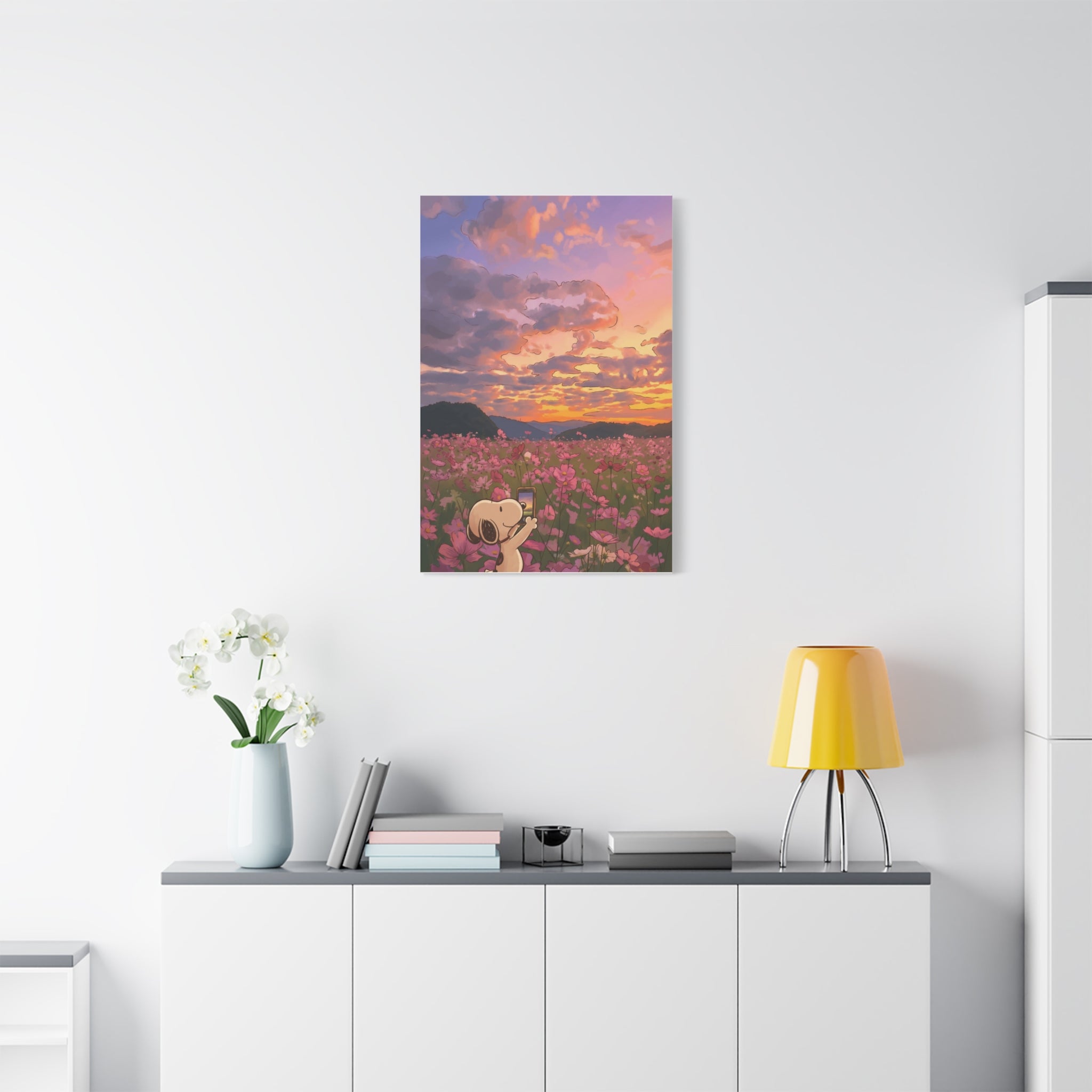 Wildflower Sunset Canvas