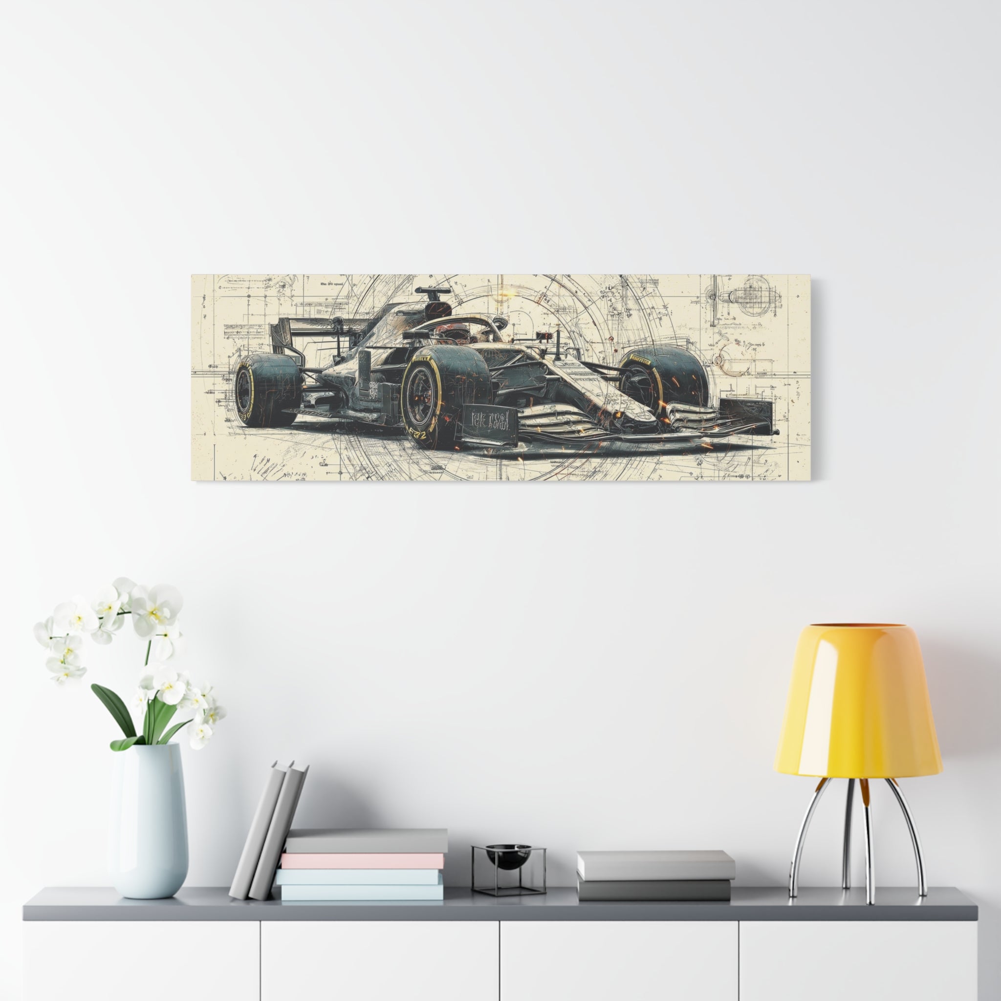 Formula Racecar Canvas