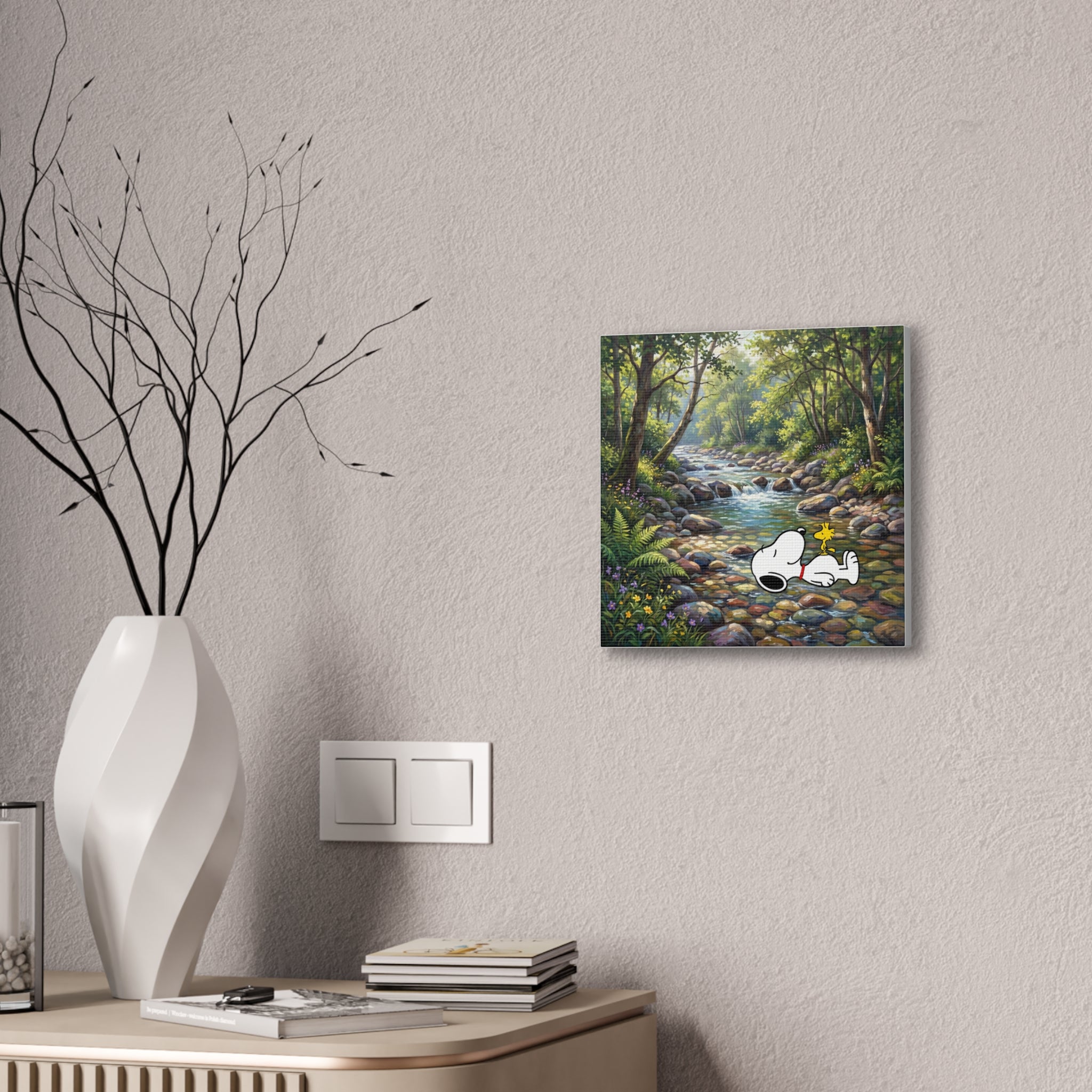 River Scene Canvas