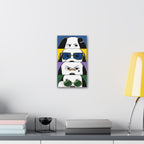Dog Faces Pop Canvas