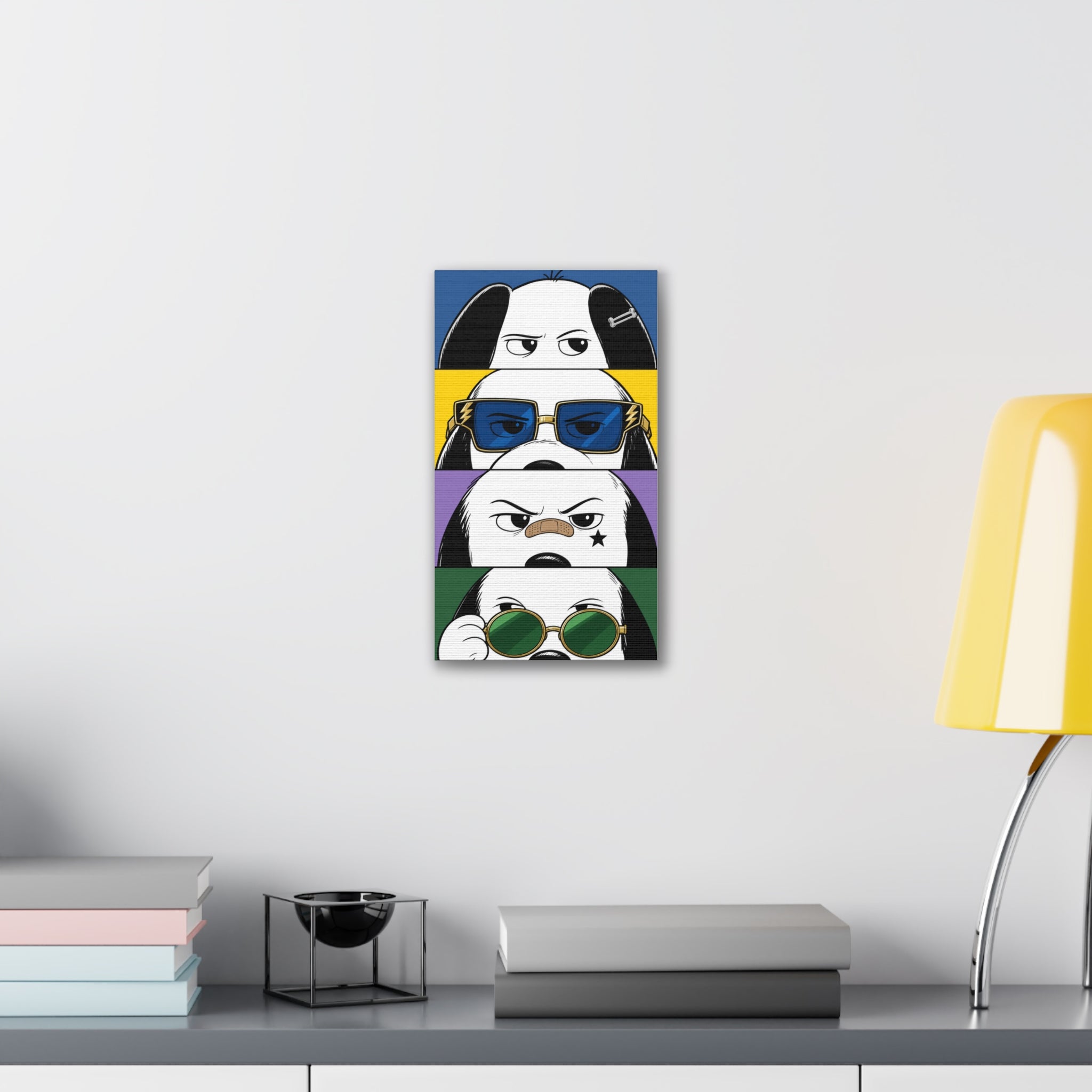 Dog Faces Pop Canvas