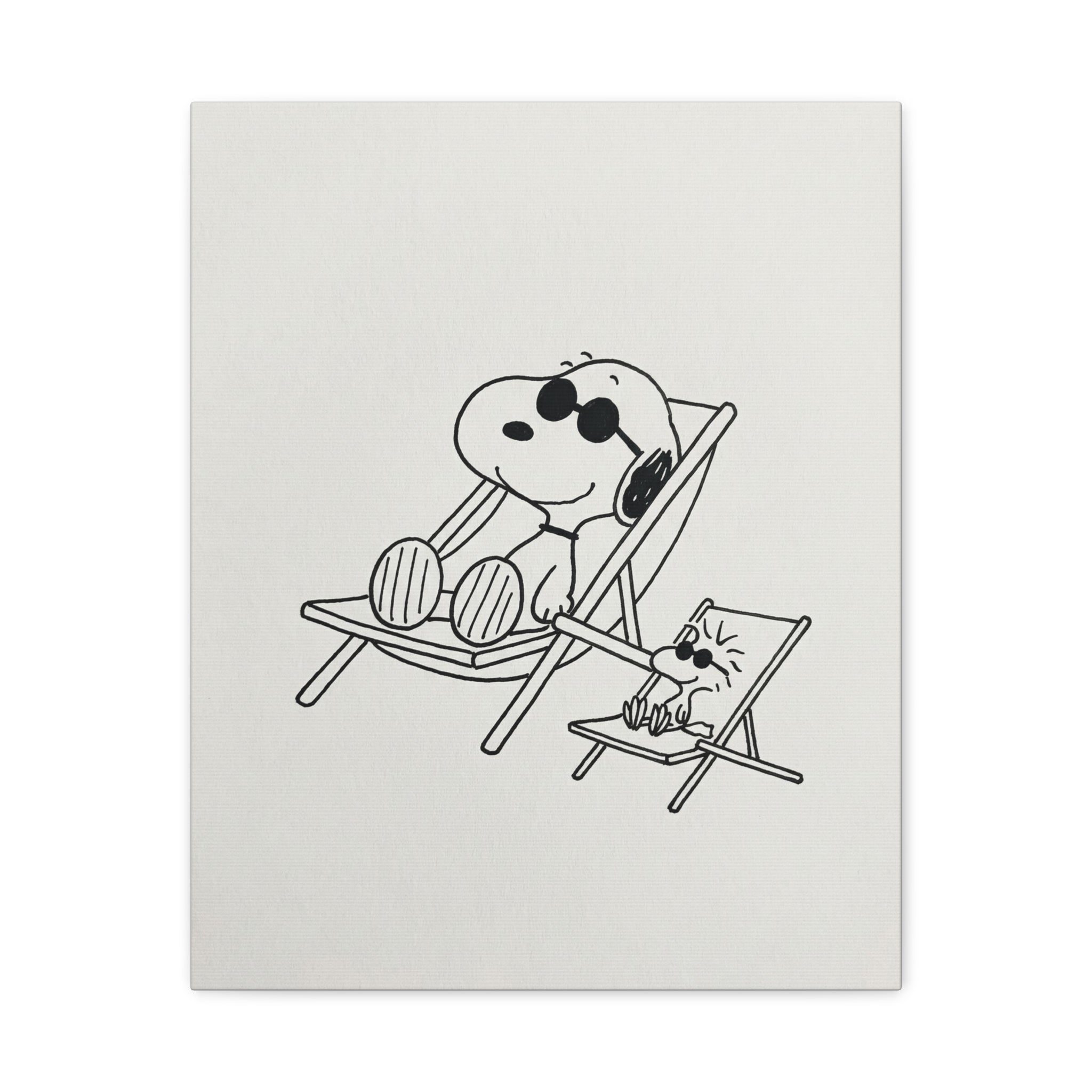 Relaxing Dog Lounge Canvas