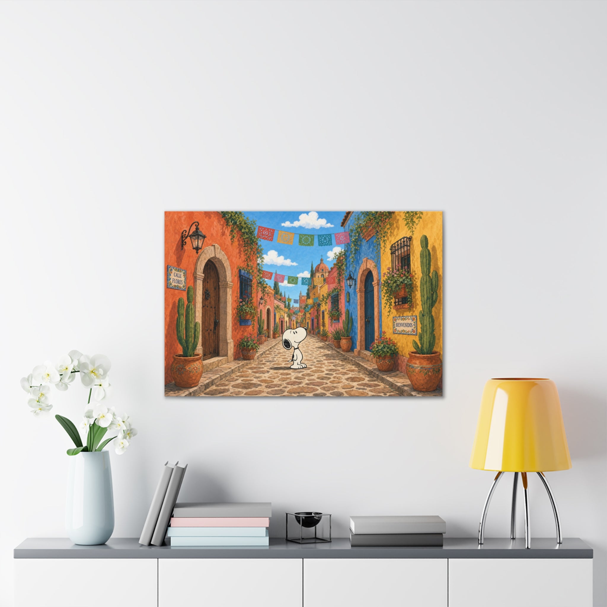 Mexican Street Canvas
