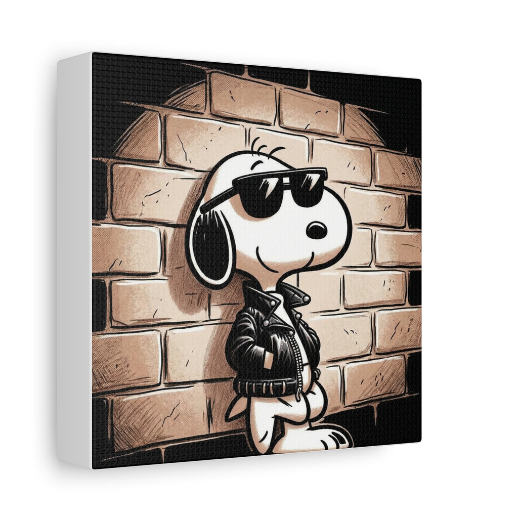 Cool Sunglasses Dog Canvas
