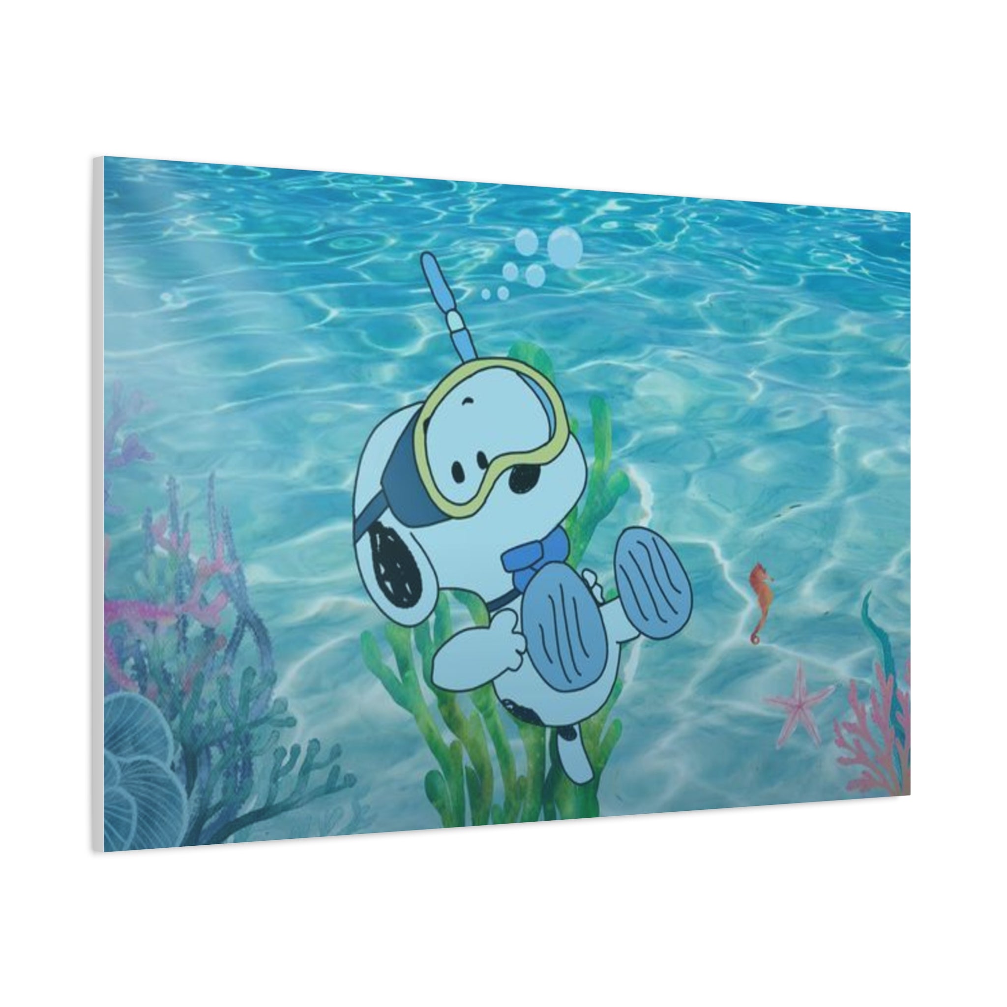 Snoopy Campfire Night Canvas