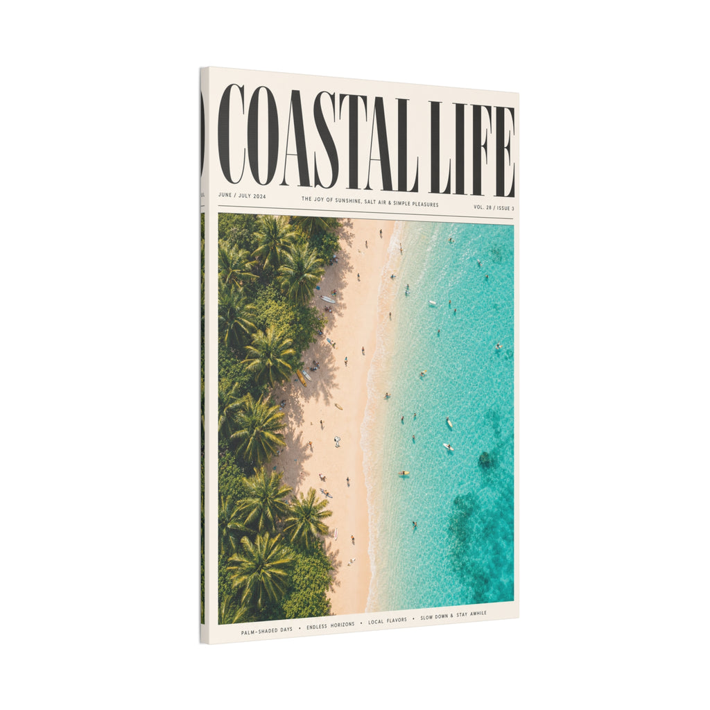 Coastal Life Beach Canvas