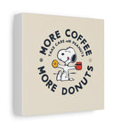 Coffee And Donuts Canvas