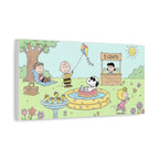 Peanuts Summer Yard Canvas