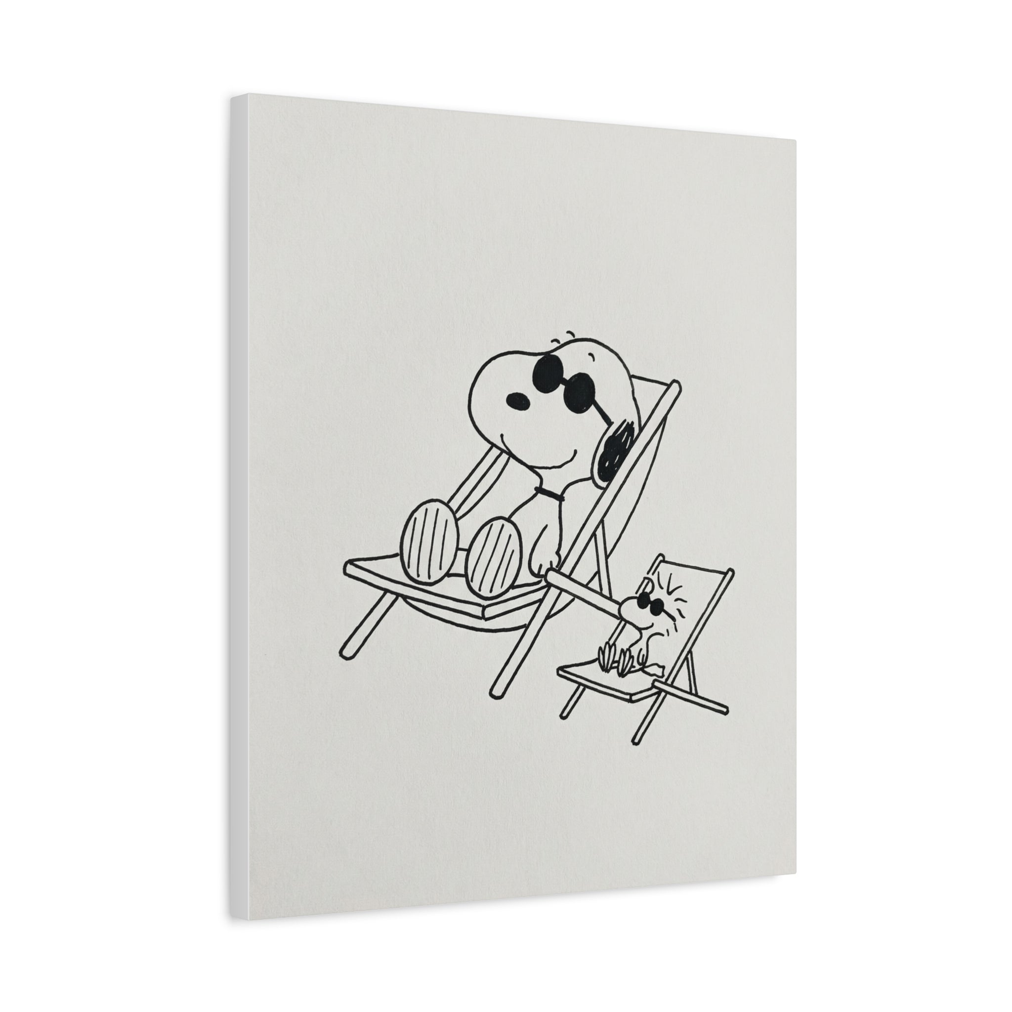 Relaxing Dog Lounge Canvas