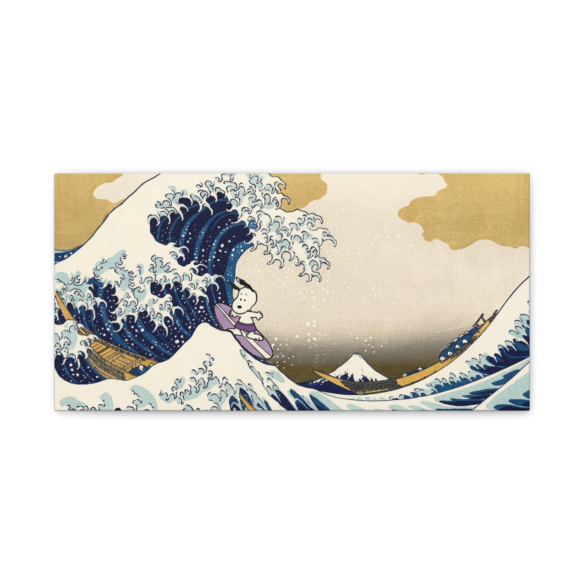 Great Wave Mashup Canvas