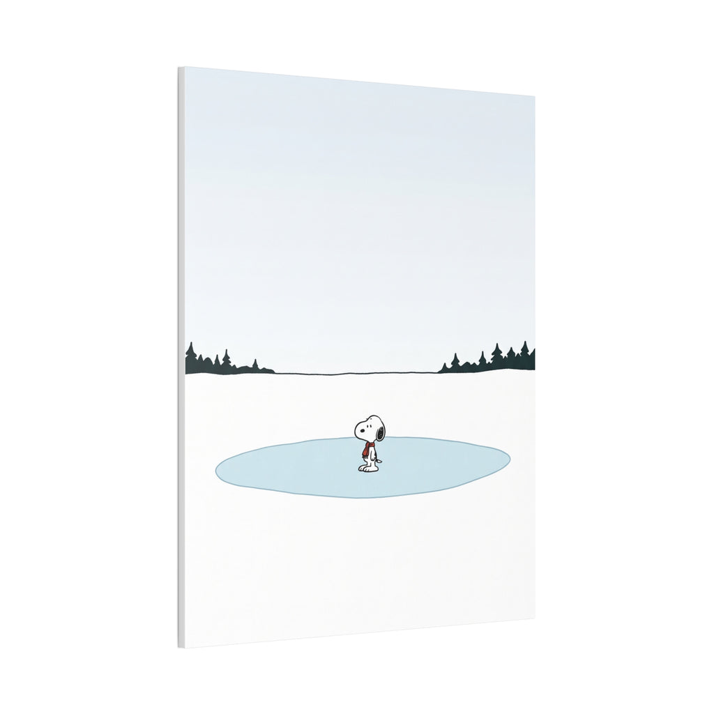 Snoopy Ice Rink Canvas