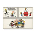 Peanuts Comic Strip Canvas
