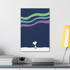 Snoopy Looking Up Canvas