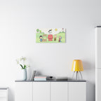 Woodstock Cartoon Scene Canvas