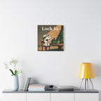 Lock In Snoopy Canvas