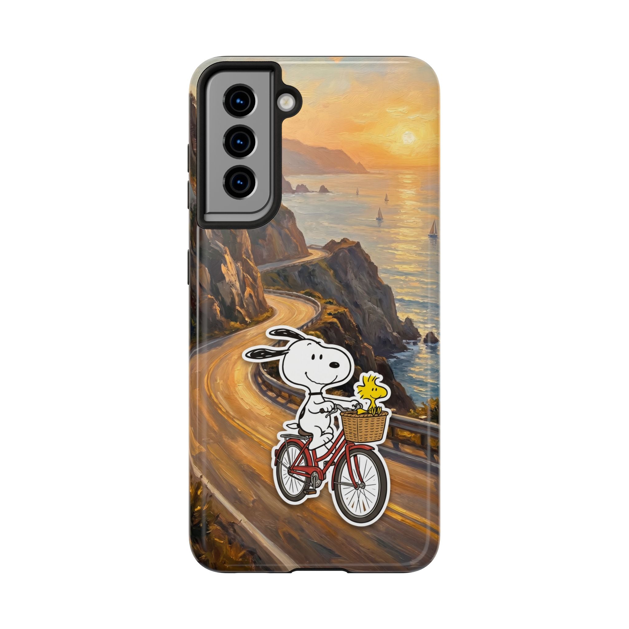 Snoopy Woodstock Bicycle Phone Case