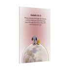 Isaiah 43:2 Snoopy Canvas