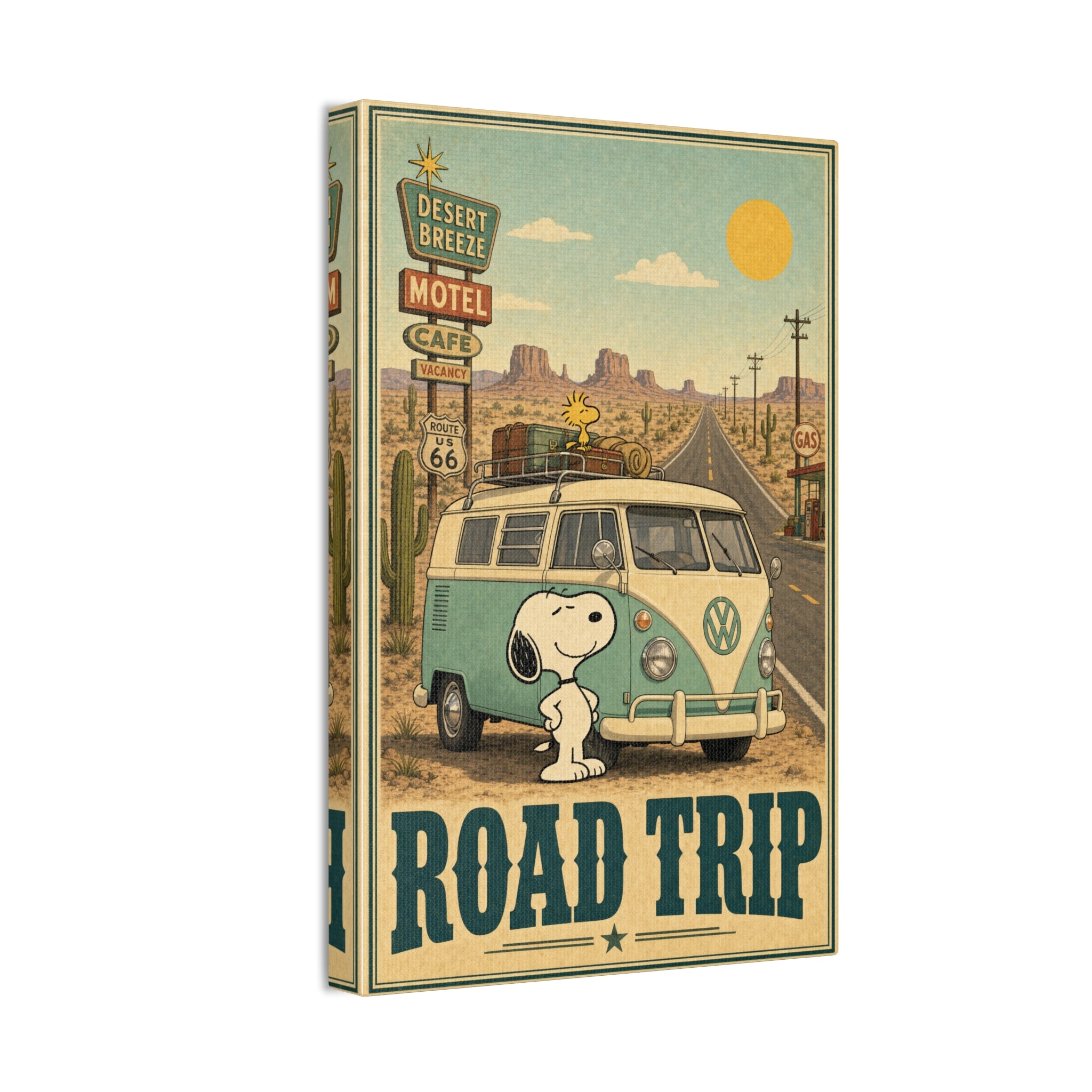 VW Camper Trip Canvas