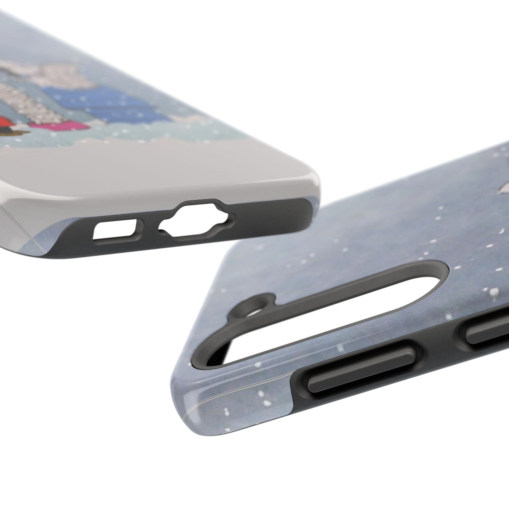 Snowy Reading Phone Case