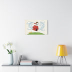 Flying Doghouse Canvas