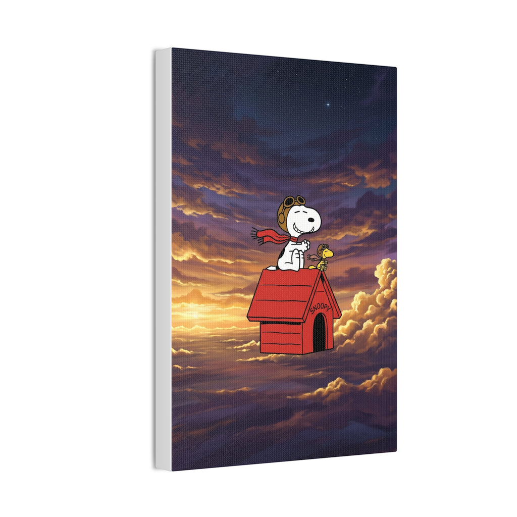 Flying Ace Snoopy Canvas