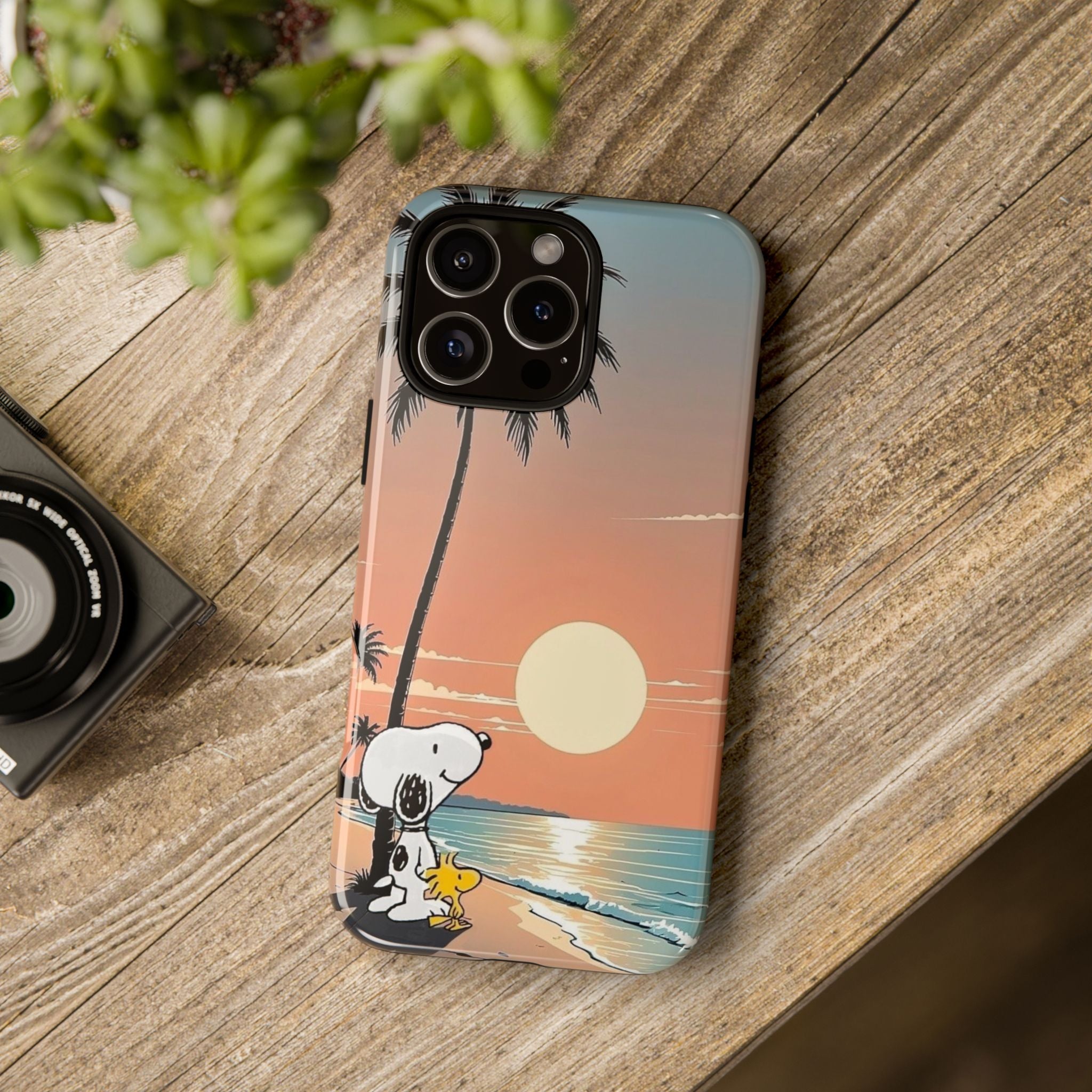 Snoopy Beach Sunset Phone Case