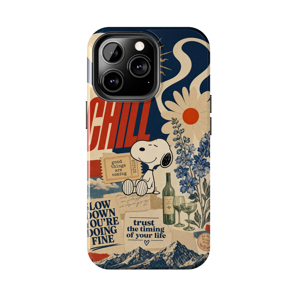 Snoopy Chill Collage Case