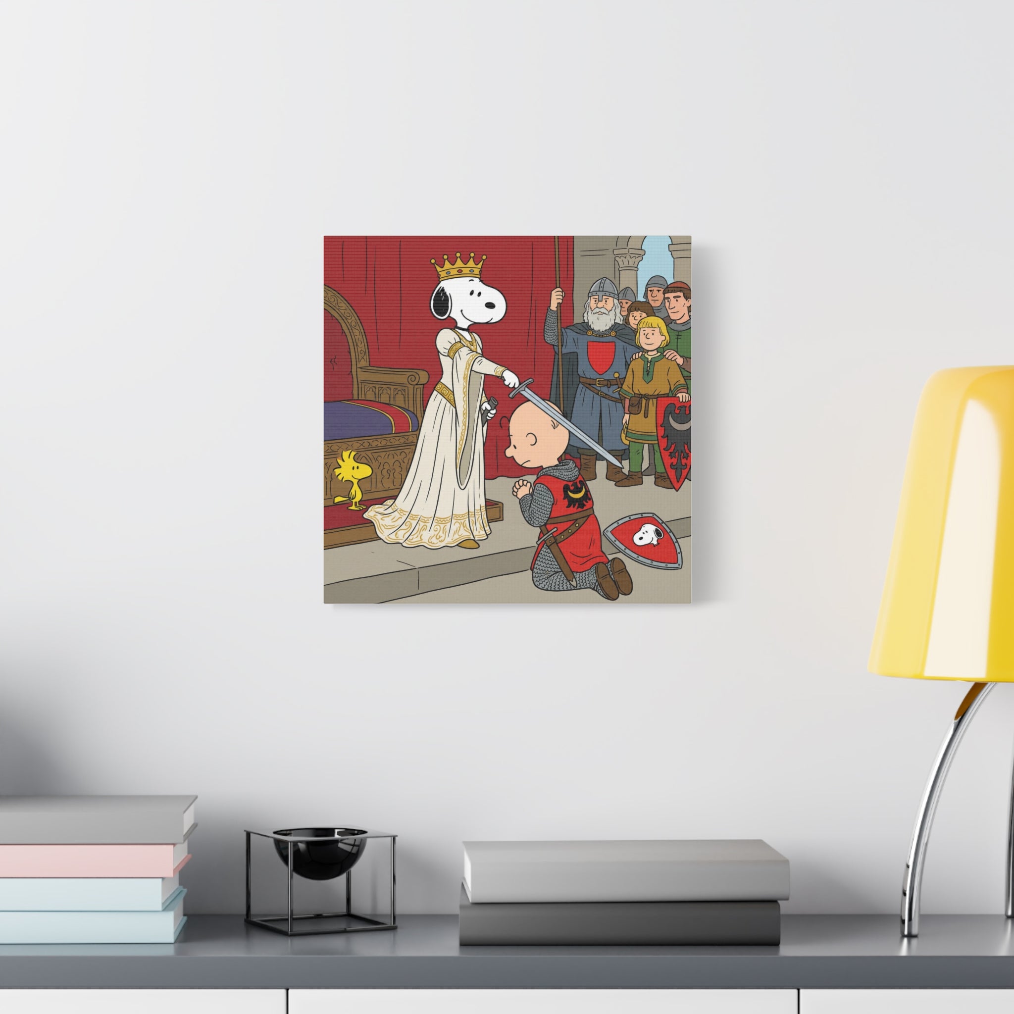 Snoopy Knight Canvas