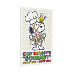 Chef Snoopy Gourmet Canvas