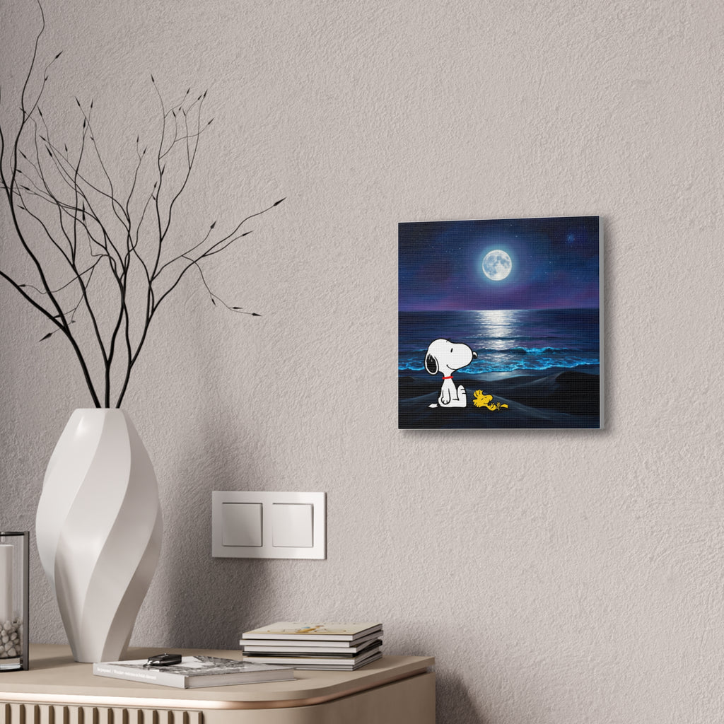 Moonlit Ocean Canvas