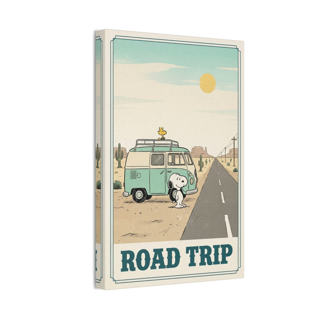 Snoopy Road Trip Canvas