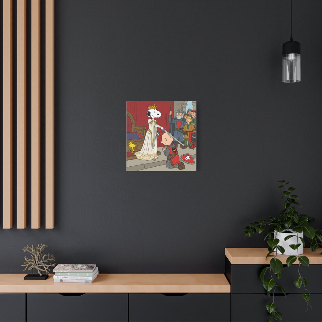 Snoopy Knight Canvas