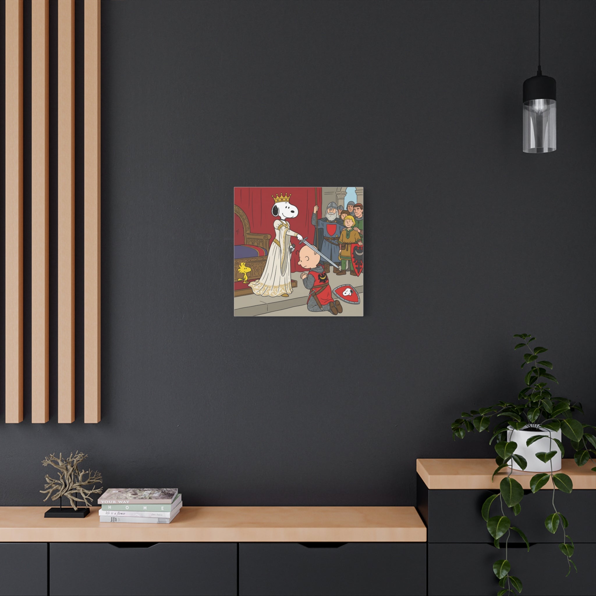 Snoopy Knight Canvas