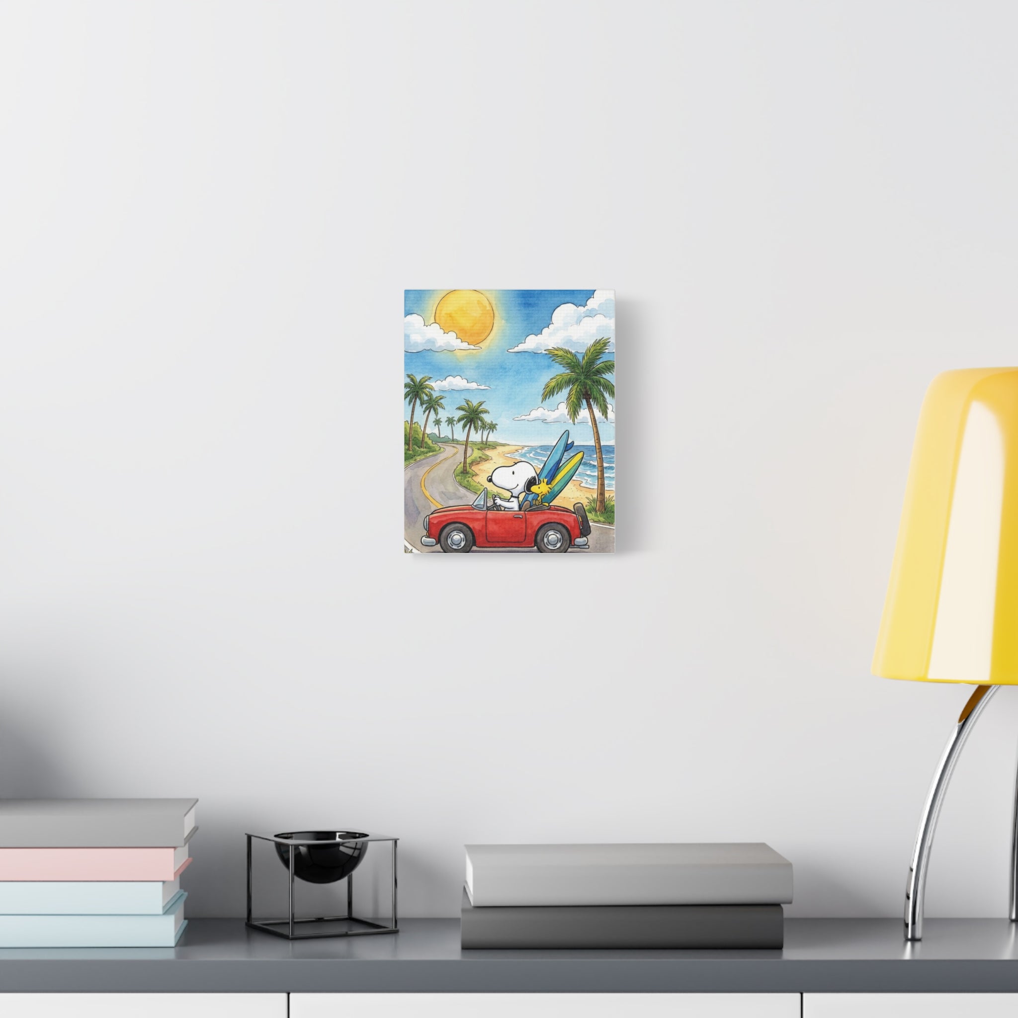 Surf Dog Road Trip Canvas