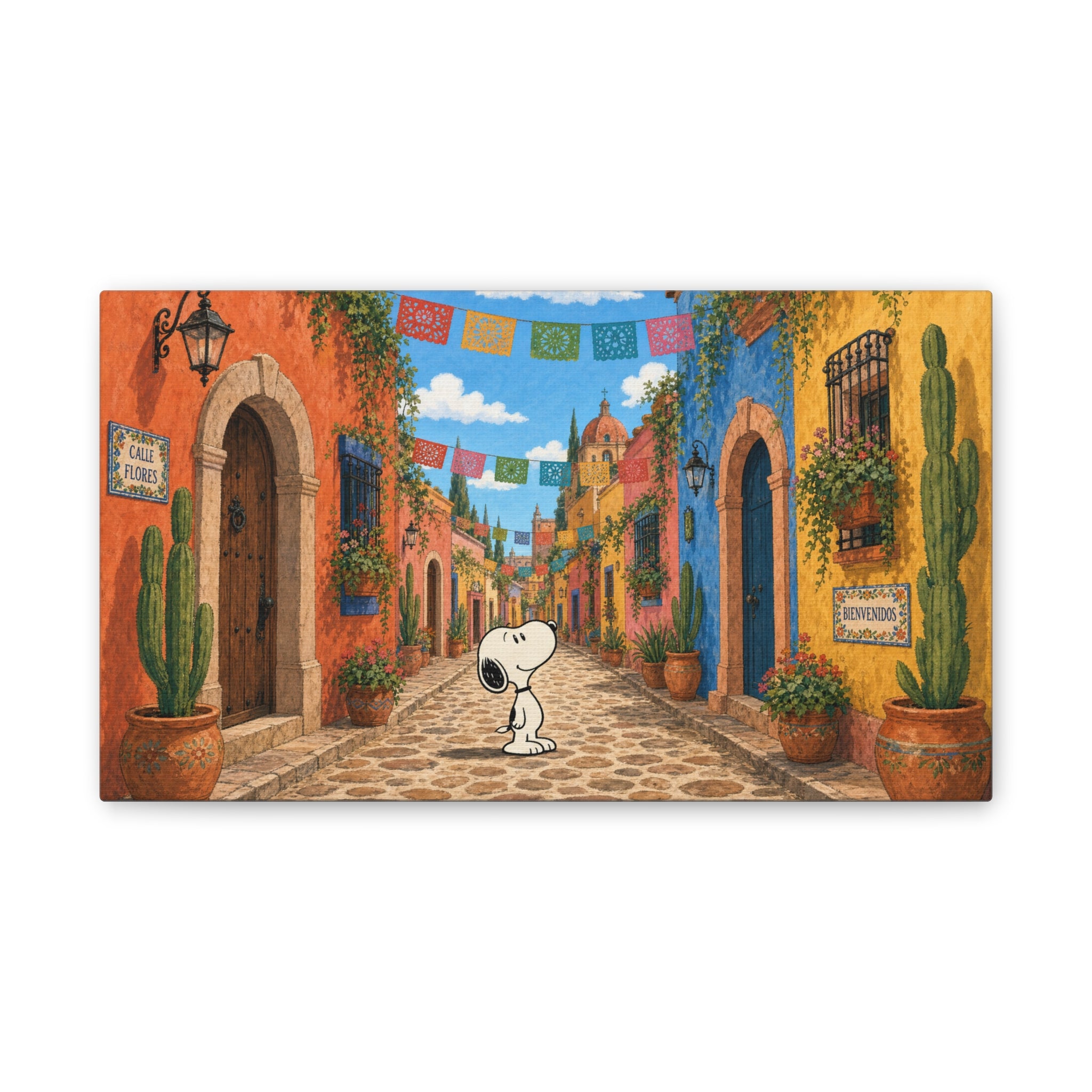 Mexican Street Canvas