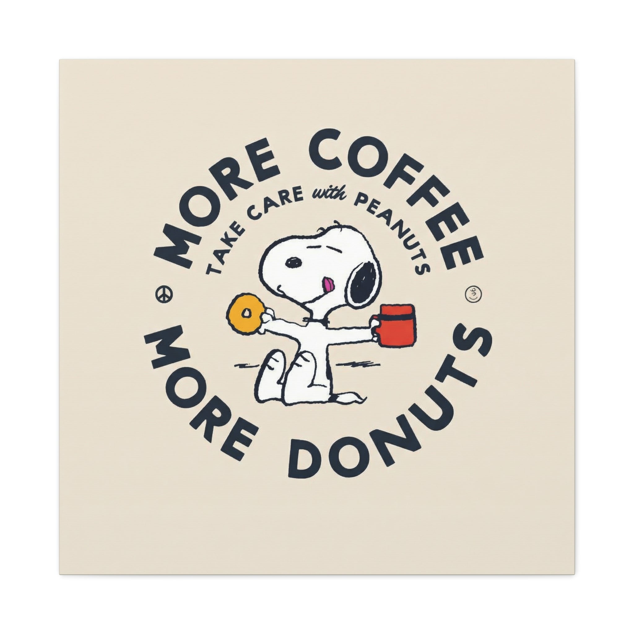 Coffee And Donuts Canvas