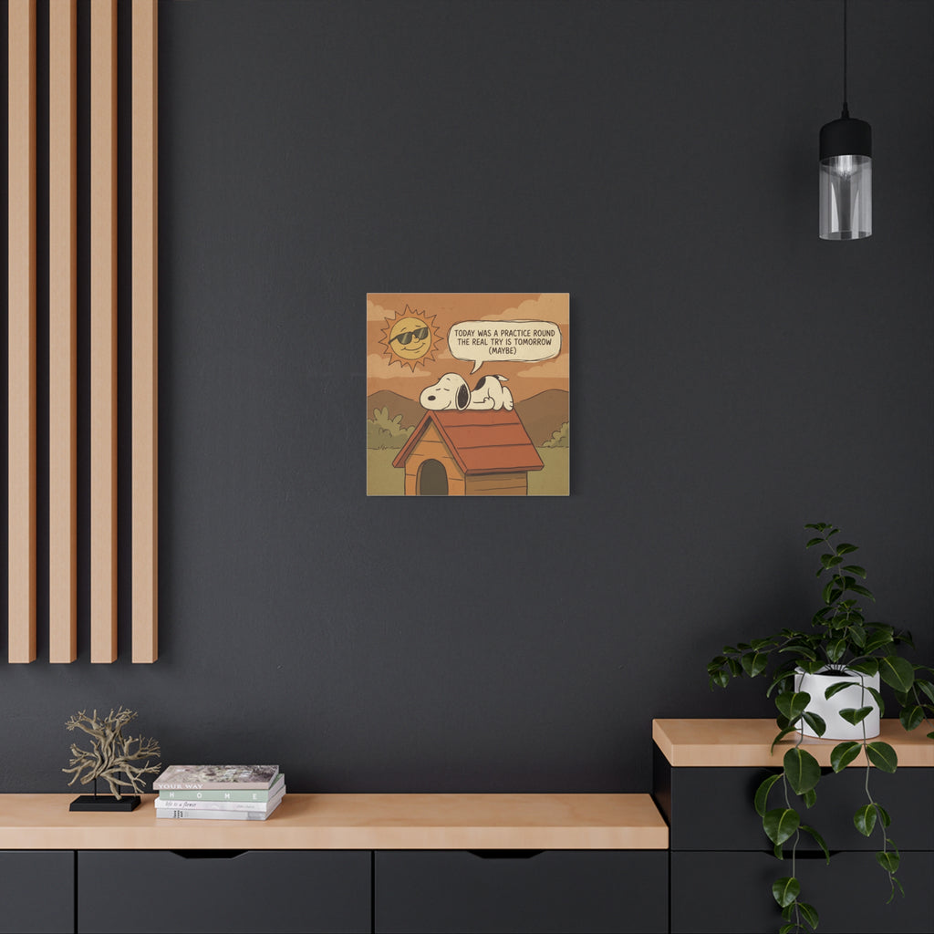 Doghouse Quote Canvas