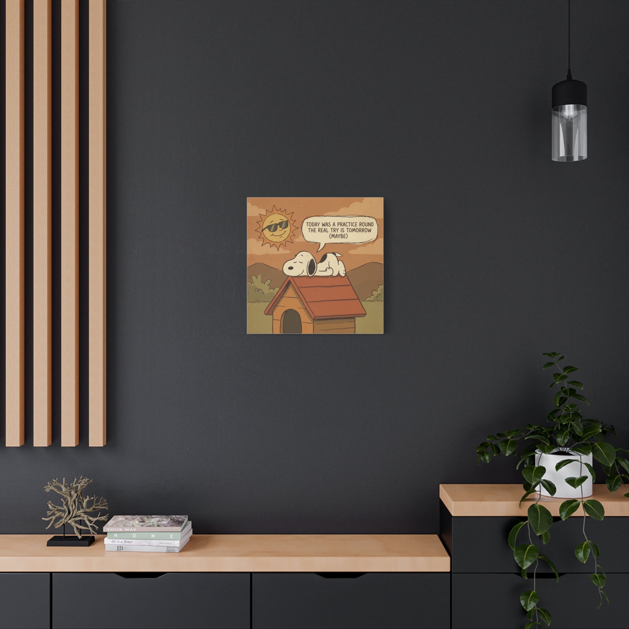 Doghouse Quote Canvas