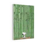 Snoopy in Bamboo Forest Canvas