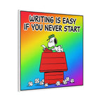 Writing Is Easy Canvas