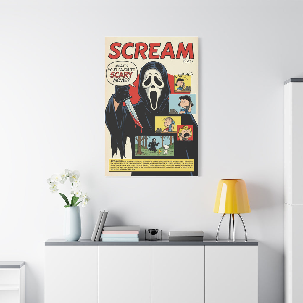 Snoopy Scream Parody Canvas