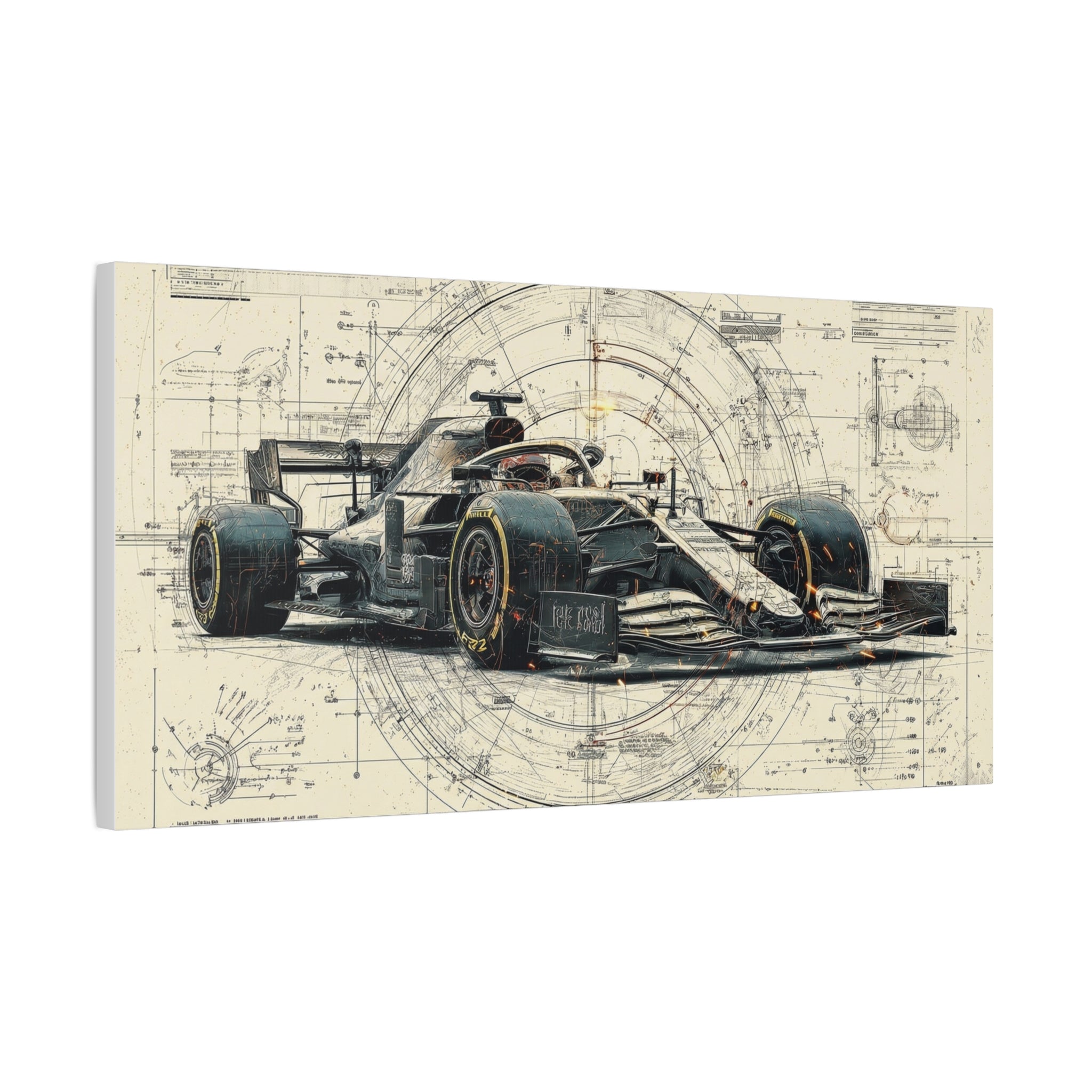 Formula Racecar Canvas