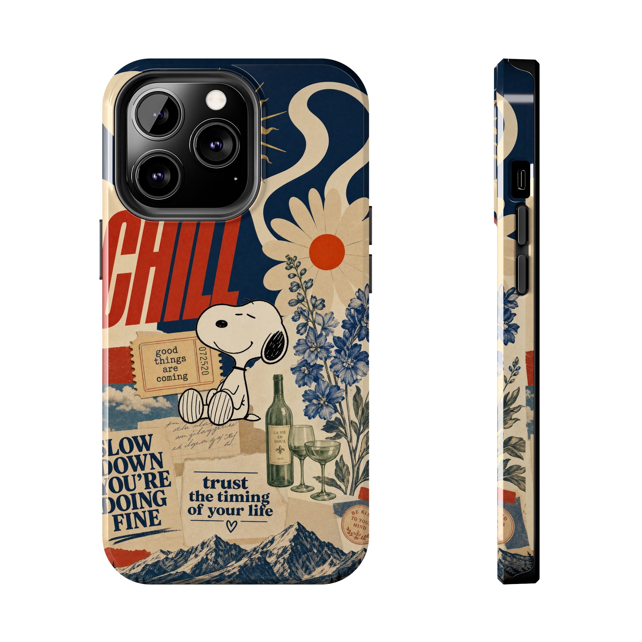 Snoopy Chill Collage Case