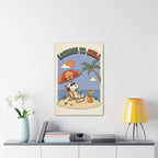 Snoopy License To Chill Canvas