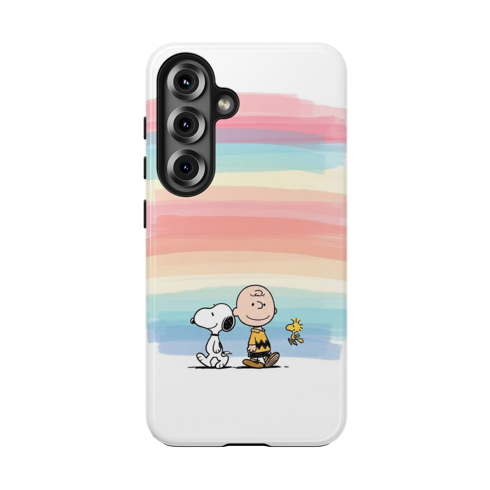 Pastel Stripe Peanuts Phone Case