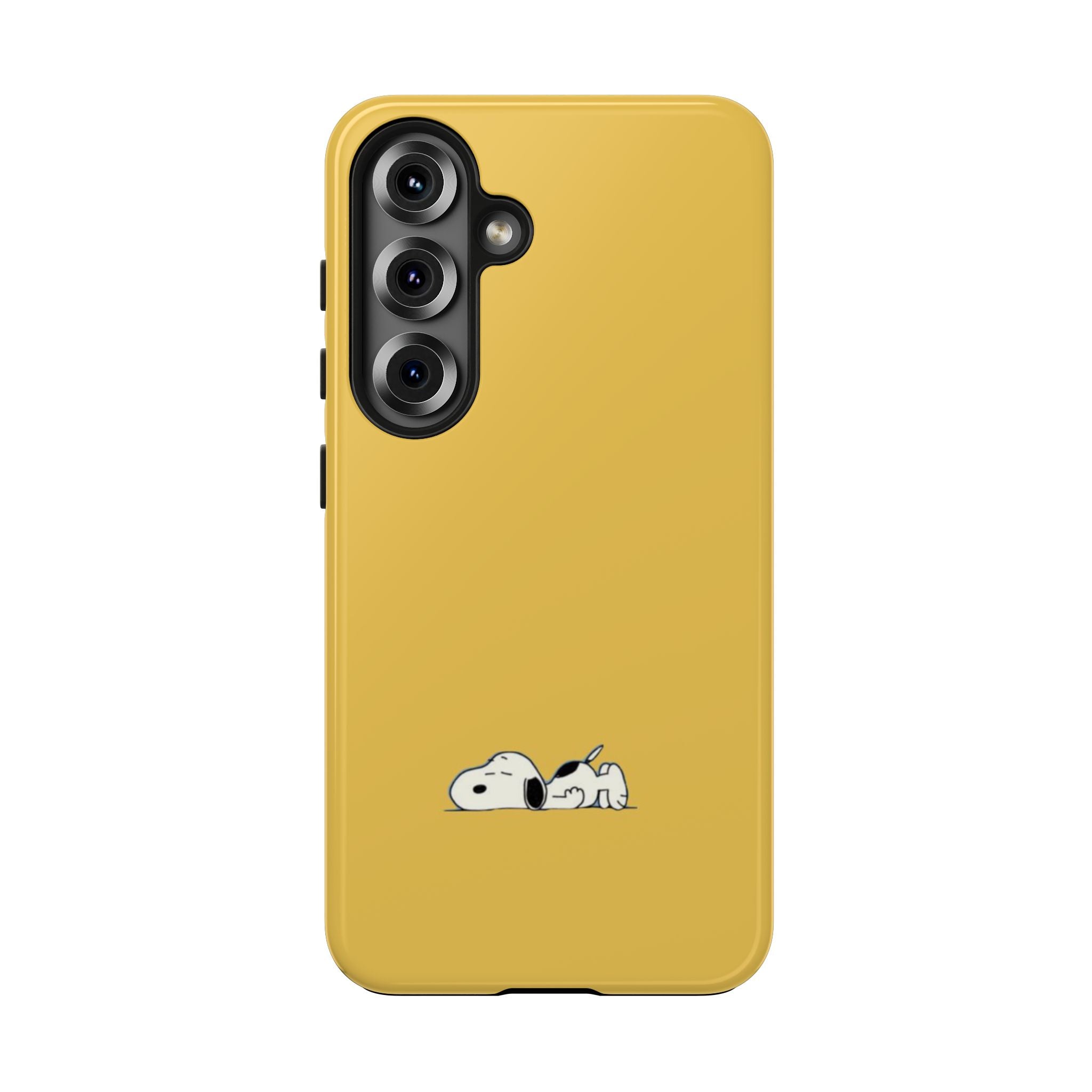 Sleeping Snoopy Yellow Phone Case