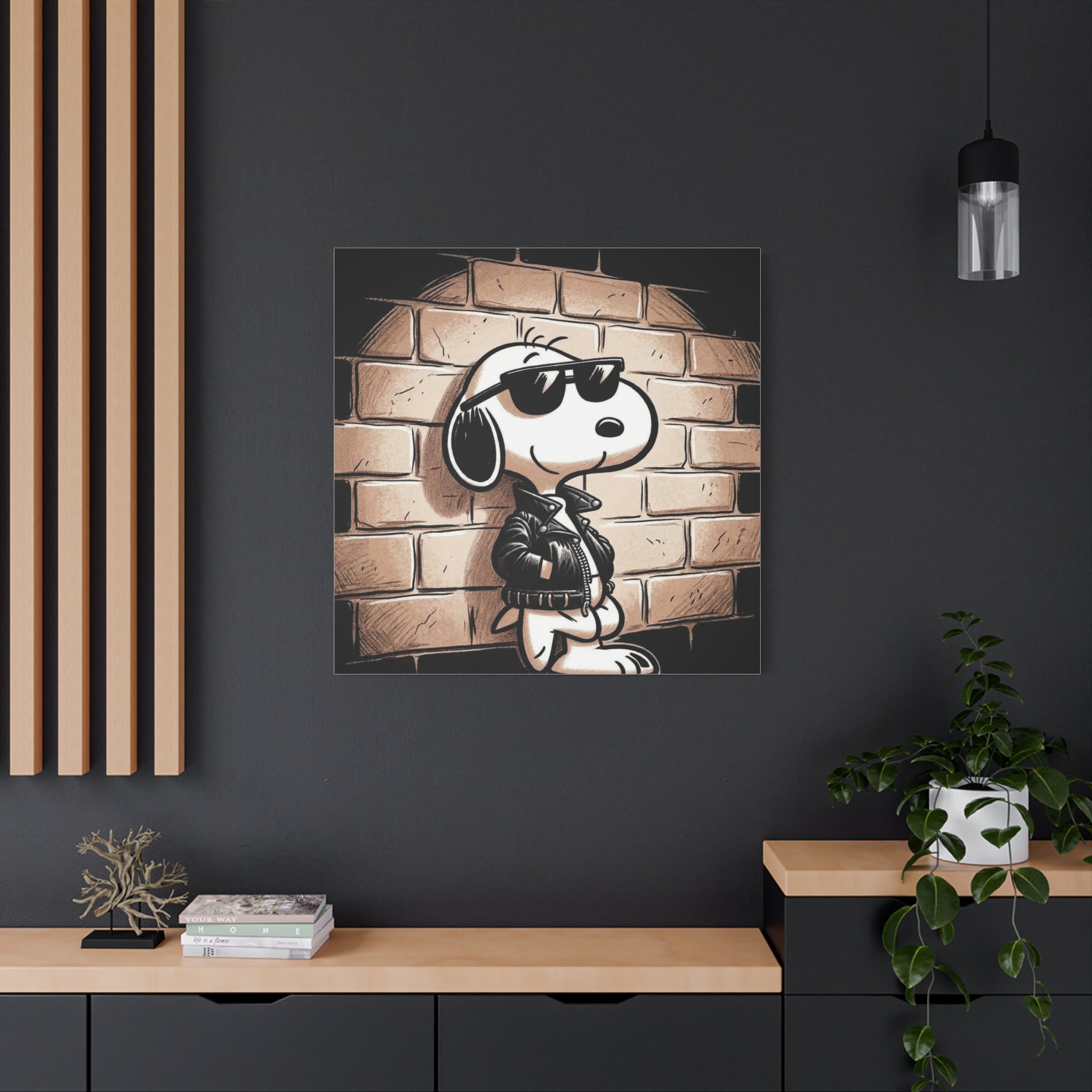 Cool Sunglasses Dog Canvas
