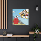 Snoopy Painting Reimagined Canvas